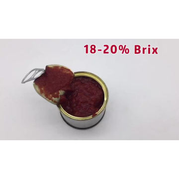 Chinese Manufacture low price 28-30% brix Canned Tomato Paste/Sachet Tomato Sauce/Organic  tomato paste For Sale